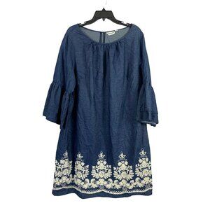 Westport Women's Blue Flare Sleeved Dress